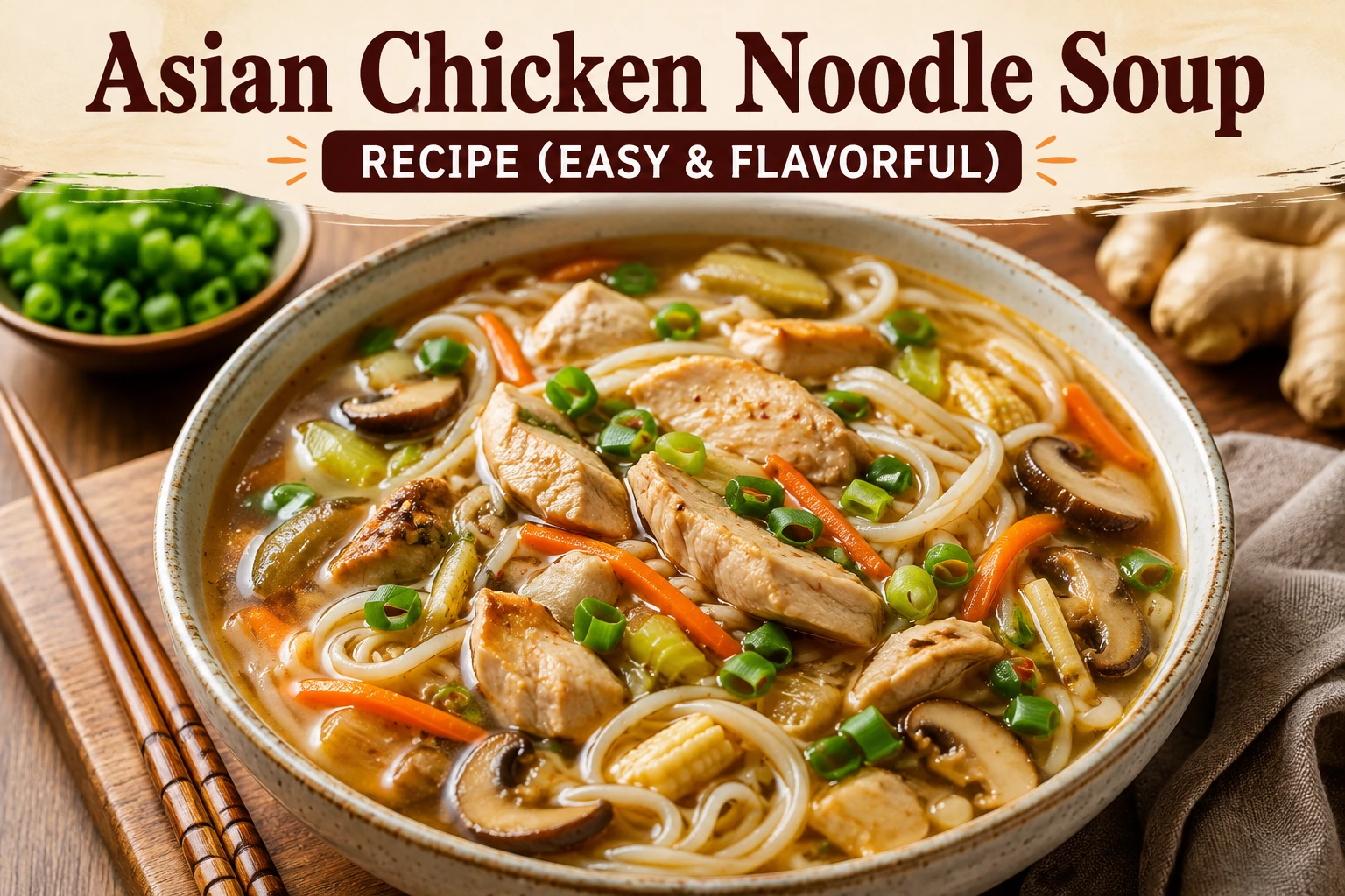 Asian Chicken Noodle Soup