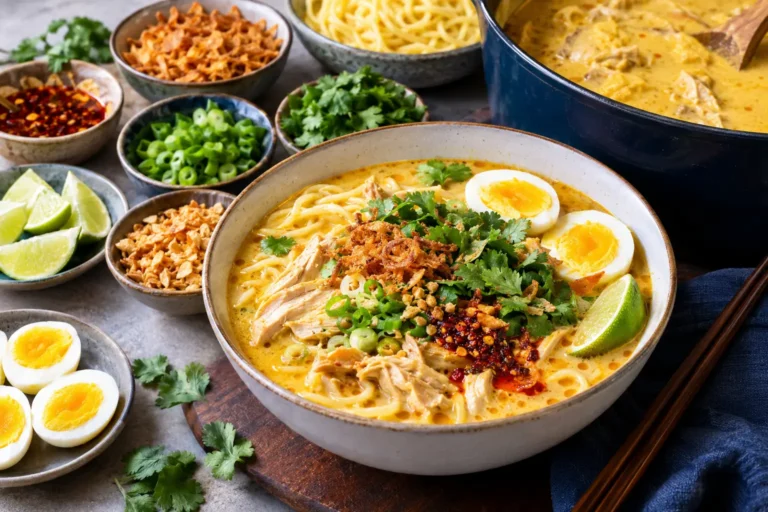Coconut Chicken Noodle Soup