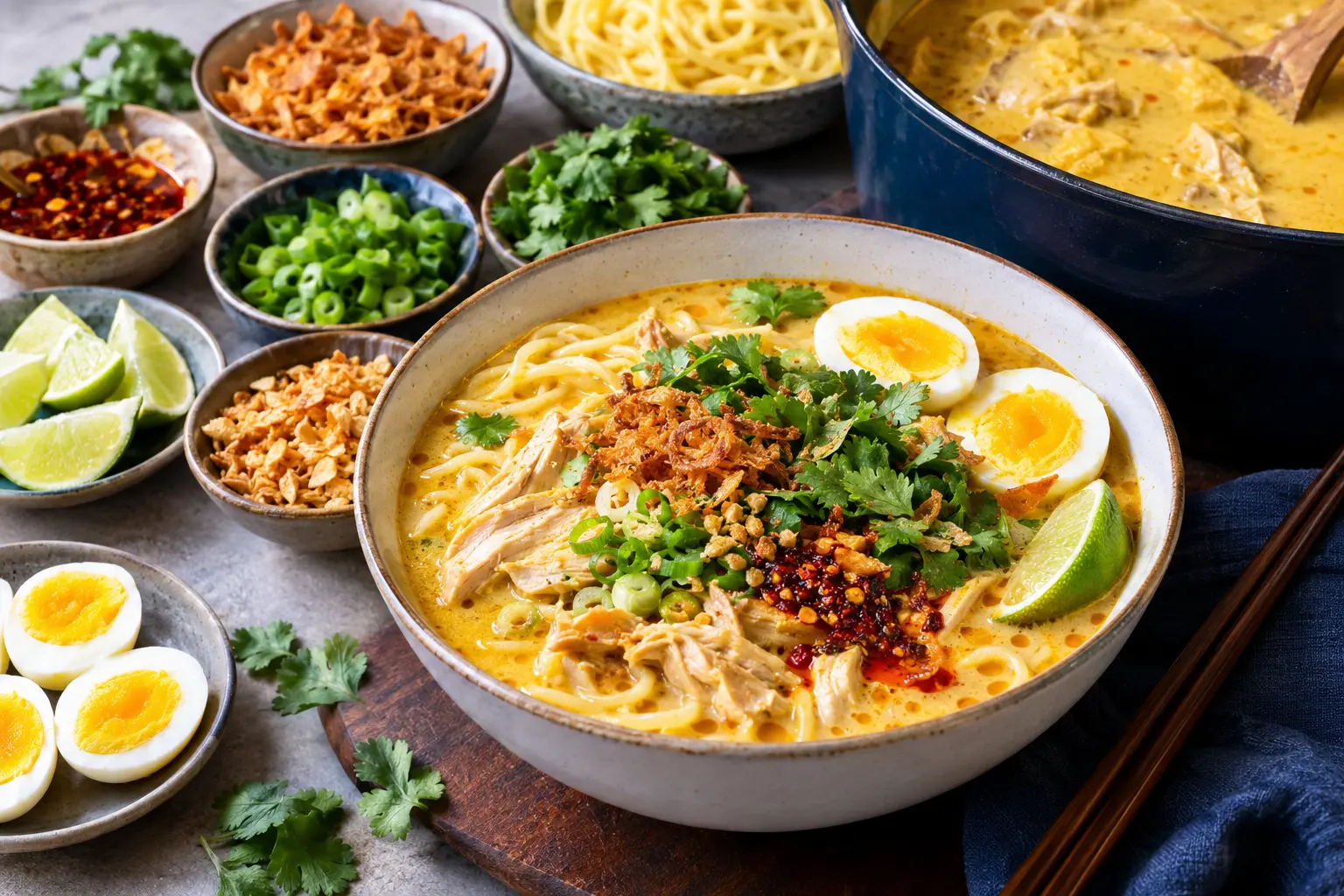 Coconut Chicken Noodle Soup